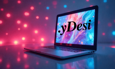 a laptop with a colorful screen.yDesi: Revolutionizing Digital Spaces with Style and Functionality